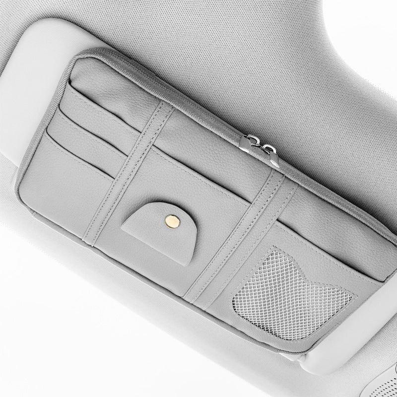 DriveTidy sun visor organizer for cards and sunglasses — product photo 4