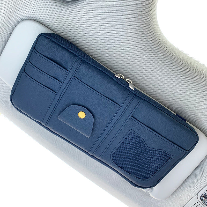 DriveTidy sun visor organizer for cards and sunglasses — product photo 6